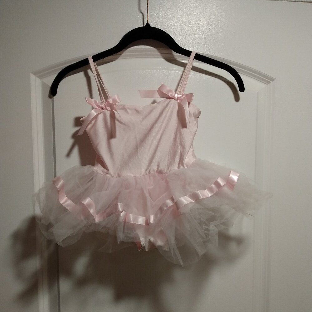 Girls Light Pink Ballet Leotard Tutu